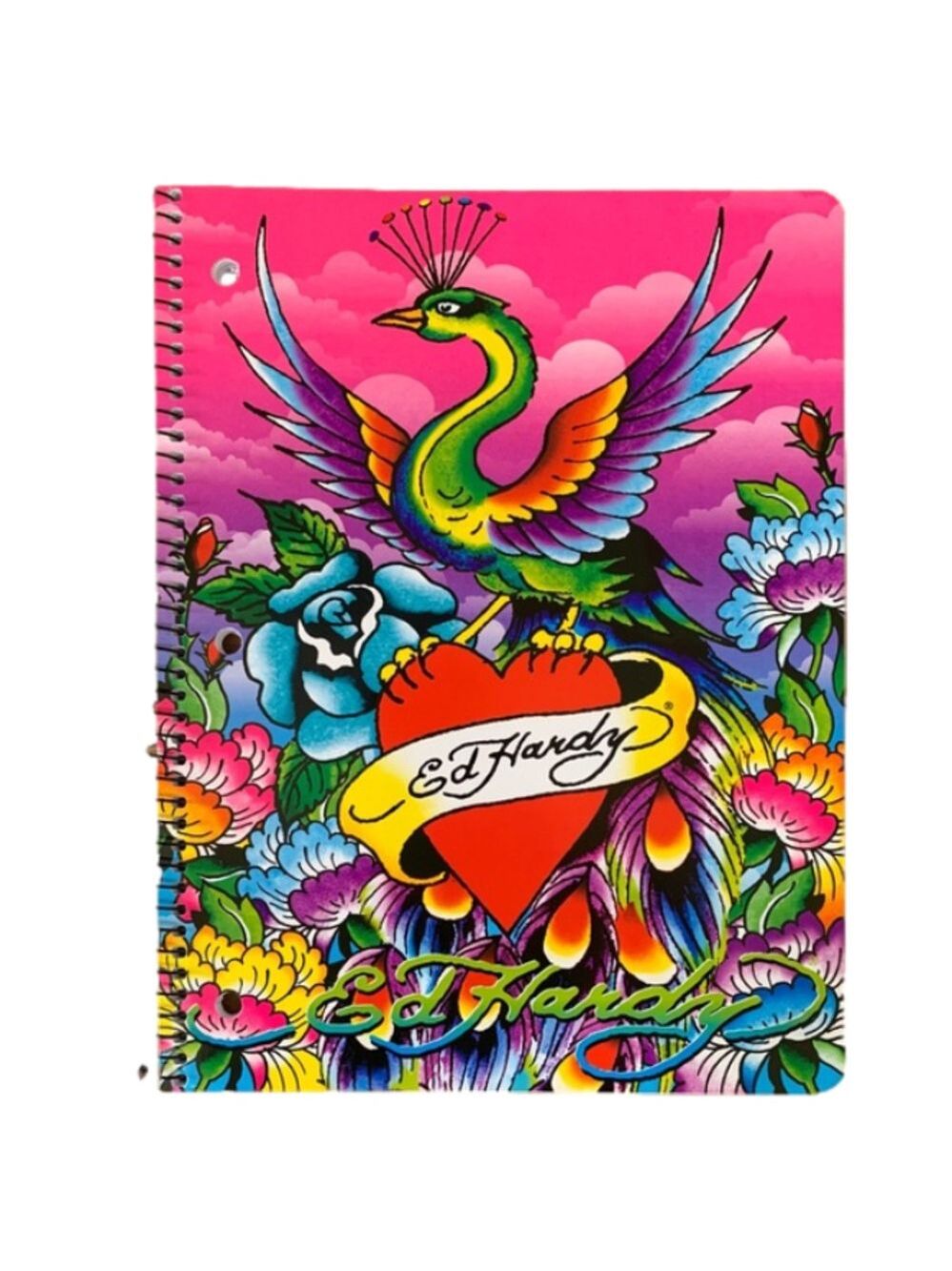 Lisa Frank Ed Hardy 90’s Notebook